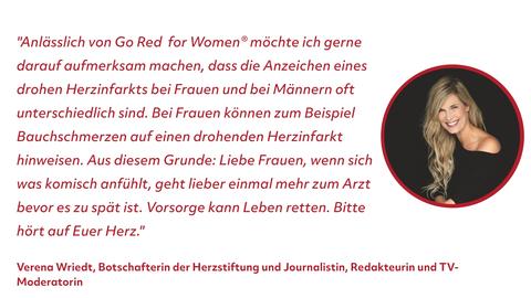 Statement von Verena Wriedt