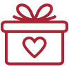 Amlasspende für die Deutsche Herzstiftung Geschenk mit Herz